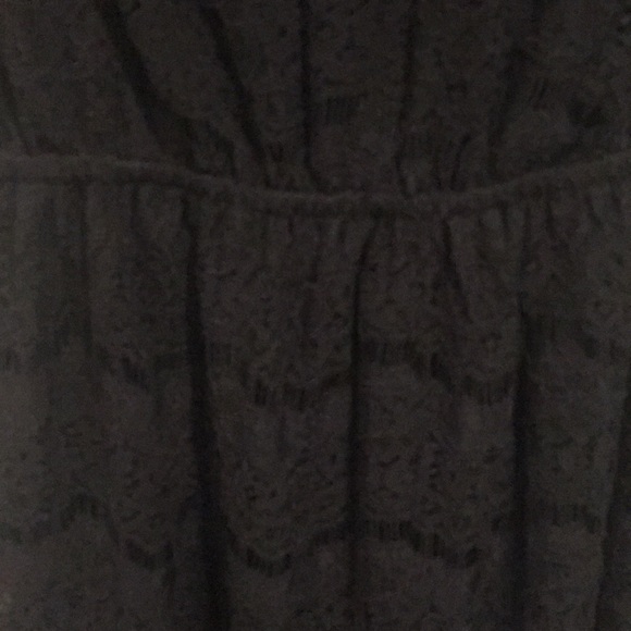 MONTEAU Cap Sleeve Lined Black Lace Dress Size S - Picture 6 of 12